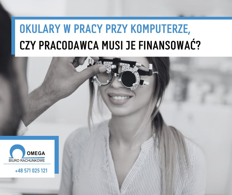 Okulary w pracy przy komputerze