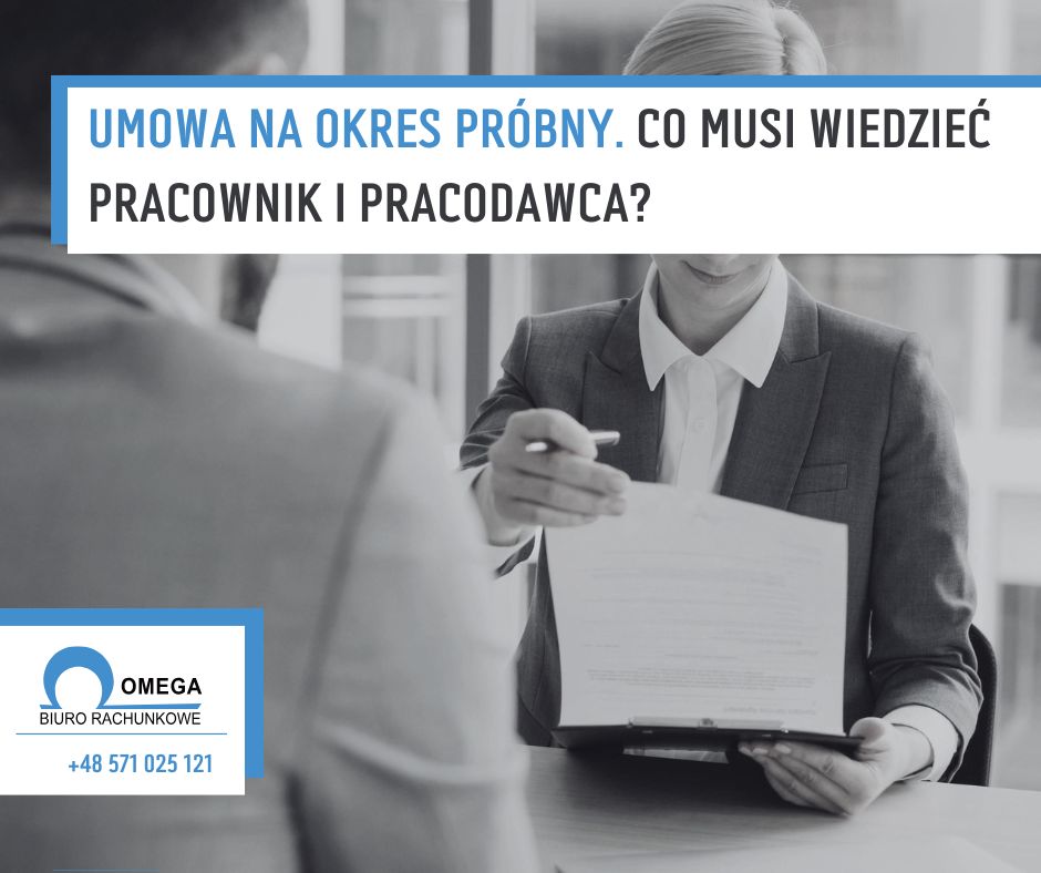 Umowa na okres próbny