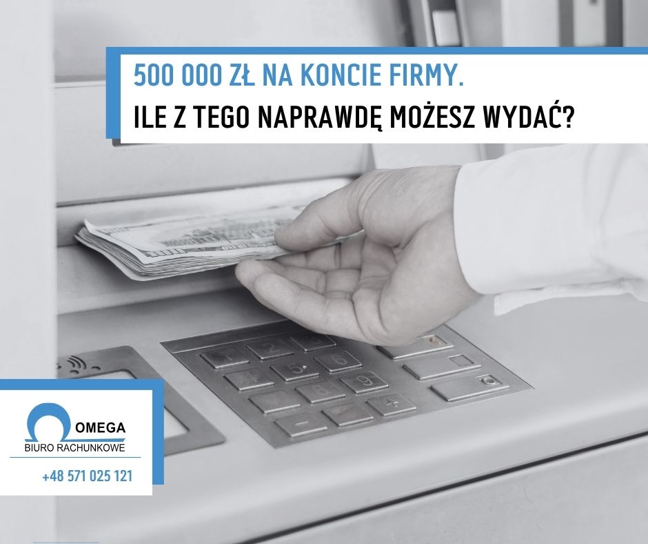 500000 zl na koncie firmy