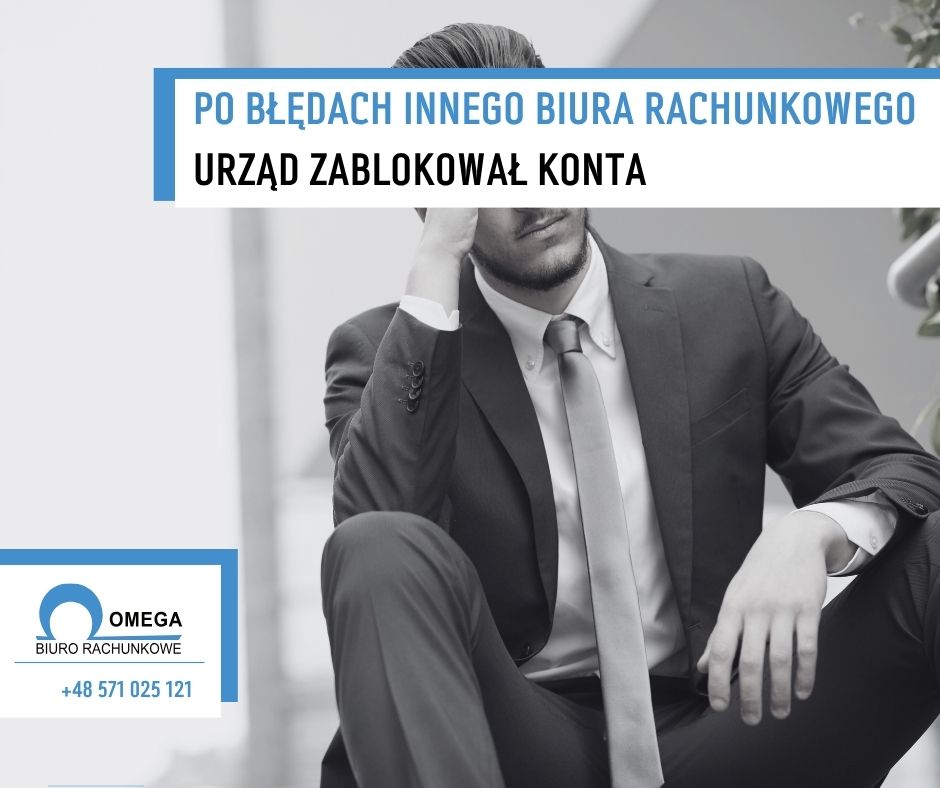 Urząd zablokował konta